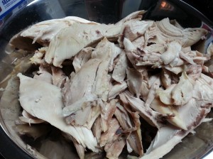 Chicken that fell off the bone...