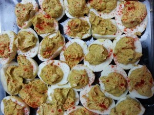 Deviled eggs...