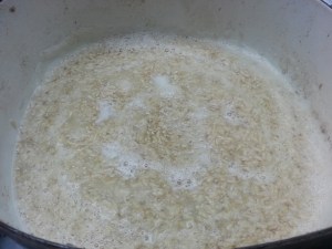 I use stock instead of water to make rice...