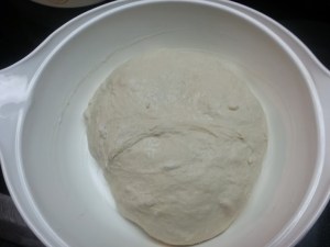 Dough in a greased bowl...