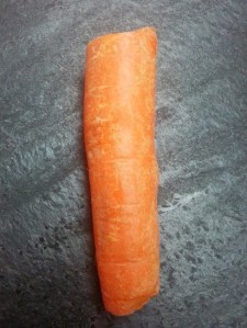 Part of a carrot...The kids decided to add carrots to the smoothie at the last second...
