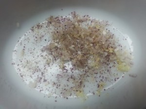 Shallots, garlic, pepper....