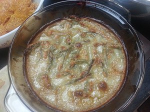 Green beans are tender and done to perfection...