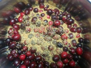 Dehydrated orange peels...