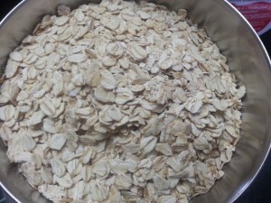 Rolled oats...
