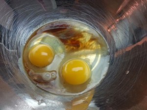 Eggs and the extracts...