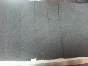 Cloth laid out ready to be folded....