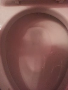 Solution as it fizzed and did it's magic....