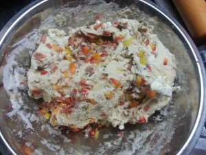 This is the OH SHIT moment....It did NOT work at all! Everything just fell apart and went everywhere. So, I threw it all together!