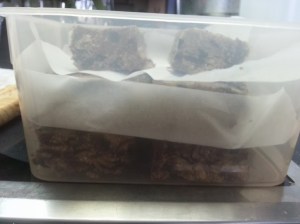 3 rows of bars. The middle packed them instead of cut them....