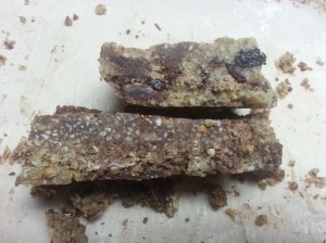 Homemade granola bars...