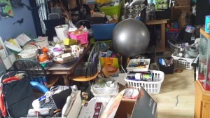 What was my classroom that got turned into a staging area of the kitchen....