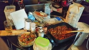 My cooking and prep space....