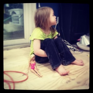 Barbie had to sit in timeout too.