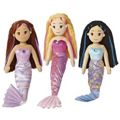 Meet just some of her collection of mermaids. 